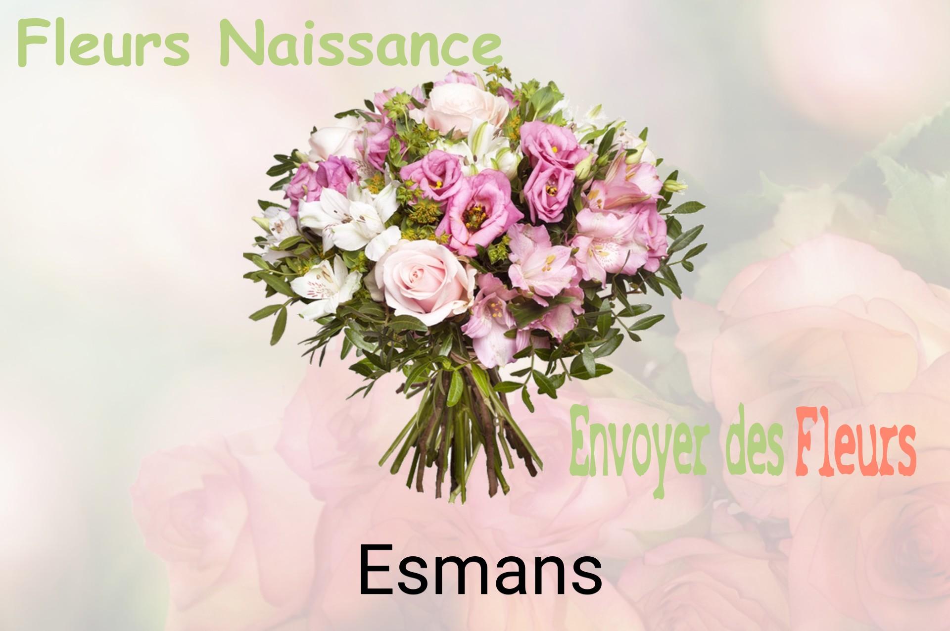 Bouquet de fleurs de naissance livré à Esmans